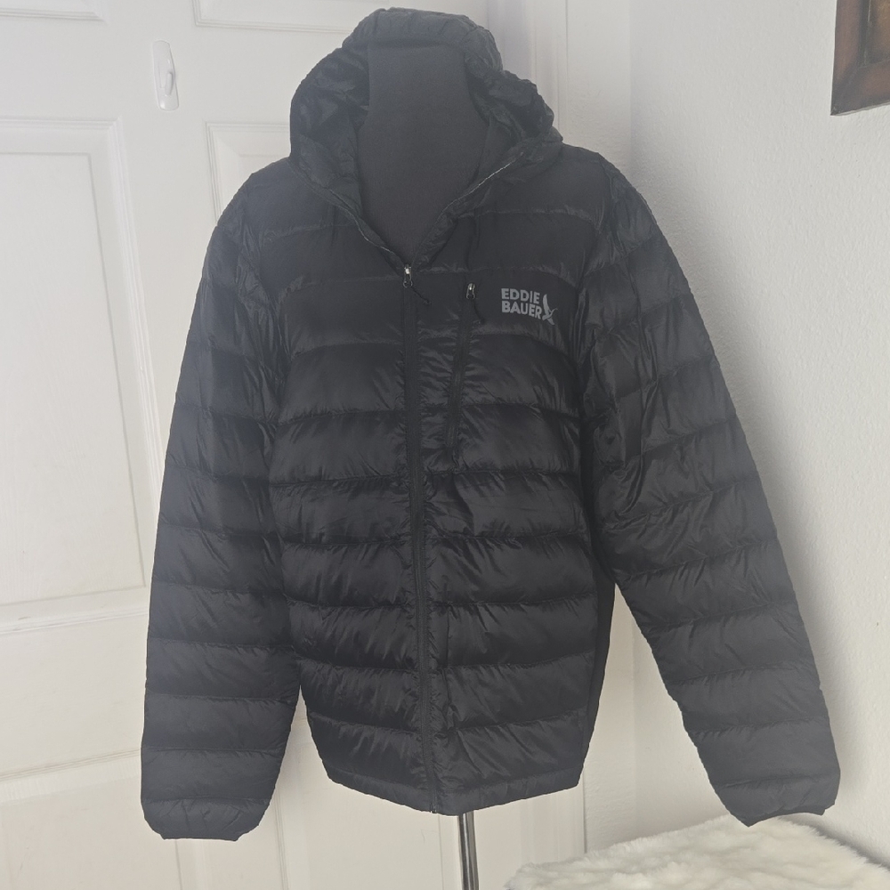 Eddie Bauer Men's Dark Puffer Jacket